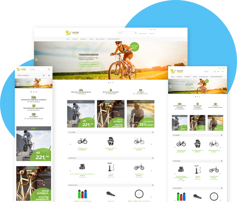 Demo Fahrrad Shop JTL-Shop Responsive