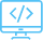 Icon Laptop Code Template